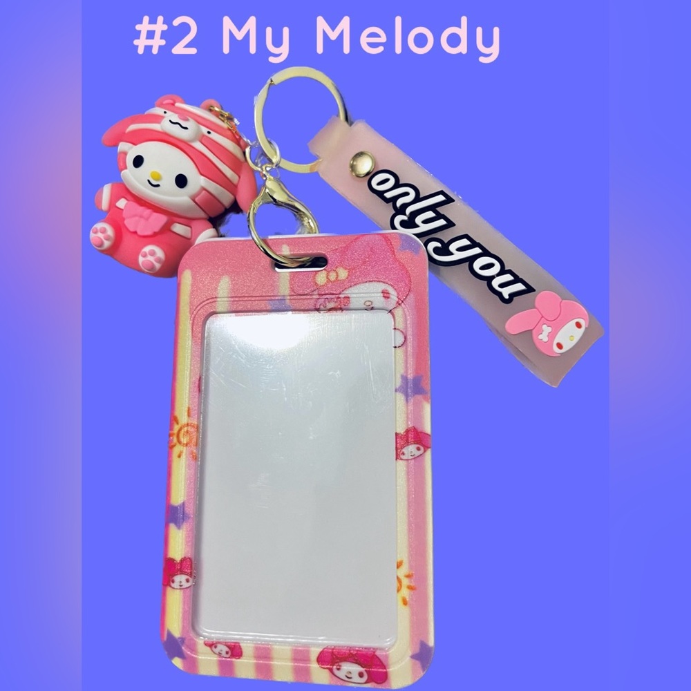 Hello Kitty’s ⭐️ Friend #2 My Melody Luggage Tag Key Chain Bag Charm